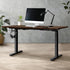 Sit-Stand Desk Height Adjustable Desk Black&Walnut