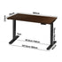 Sit-Stand Desk Height Adjustable Desk Black&Walnut