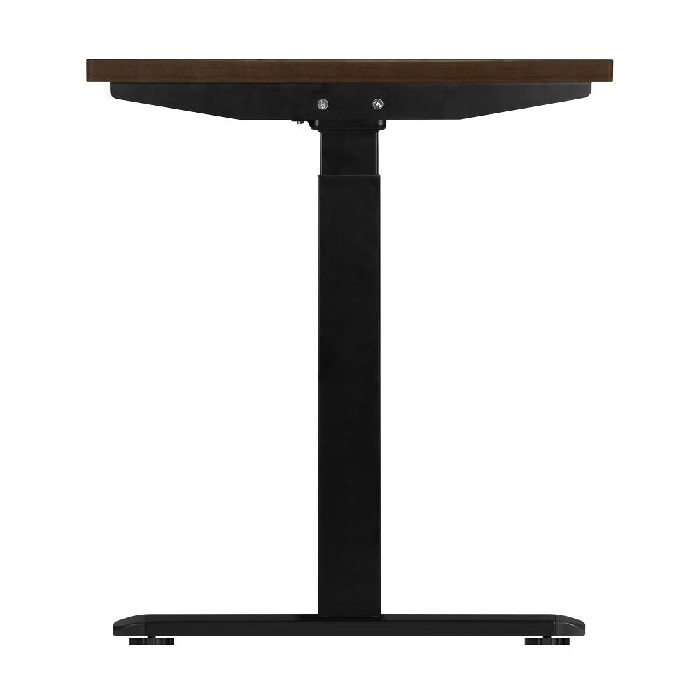 Sit-Stand Desk Height Adjustable Desk Black&Walnut