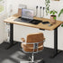 Standing Desk Wireless Charging Dual Motor 140CM Black&Oak