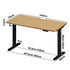 Standing Desk Wireless Charging Dual Motor 140CM Black&Oak
