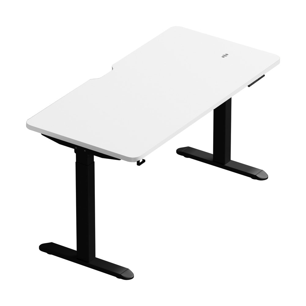 Standing Desk Wireless Charging Dual Motor 140CM Black&White