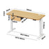 150cm Electric Standing Desk with Drawer Adjustable Oak White
