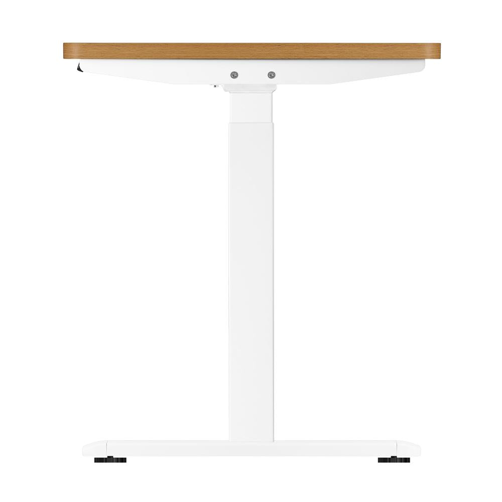 Standing Desk Dual Motor Adjustable 120cm White&Oak