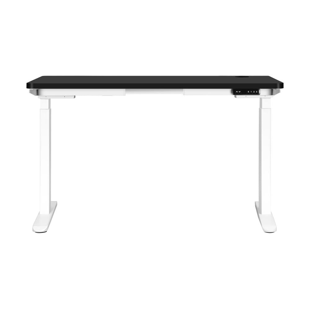 Standing Desk Dual Motor Adjustable 140cm White & Black