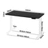 Standing Desk Dual Motor Adjustable 140cm White & Black