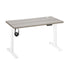 140cm Electric Standing Desk Dual Motor White&Grey-Oak