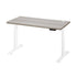 140cm Electric Standing Desk Dual Motor White&Grey-Oak