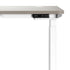 140cm Electric Standing Desk Dual Motor White&Grey-Oak
