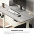 140cm Electric Standing Desk Dual Motor White&Grey-Oak