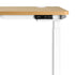 Standing Desk Dual Motor Adjustable 140cm White&Oak