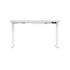 140cm Electric Standing Desk with Drawer Adjustable White