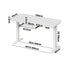 140cm Electric Standing Desk with Drawer Adjustable White