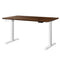 Standing Desk Dual Motor Adjustable 150cm White&Walnut