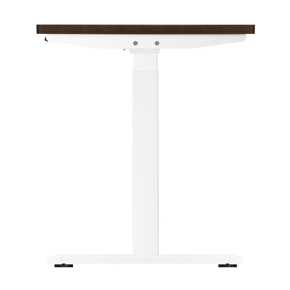 Standing Desk Dual Motor Adjustable 150cm White&Walnut