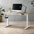 Sit-Stand Desk Height Adjustable Desk White&Oak