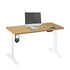 Sit-Stand Desk Height Adjustable Desk White&Oak