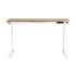 Sit-Stand Desk Height Adjustable Desk White&Oak