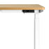 Sit-Stand Desk Height Adjustable Desk White&Oak