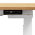 160cm Electric Standing Desk with Drawer Adjustable White Oak