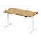 Standing Desk Wireless Charging Dual Motor 140CM White&Oak