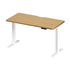 Standing Desk Wireless Charging Dual Motor 140CM White&Oak