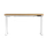 Standing Desk Wireless Charging Dual Motor 140CM White&Oak