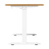 Standing Desk Wireless Charging Dual Motor 140CM White&Oak