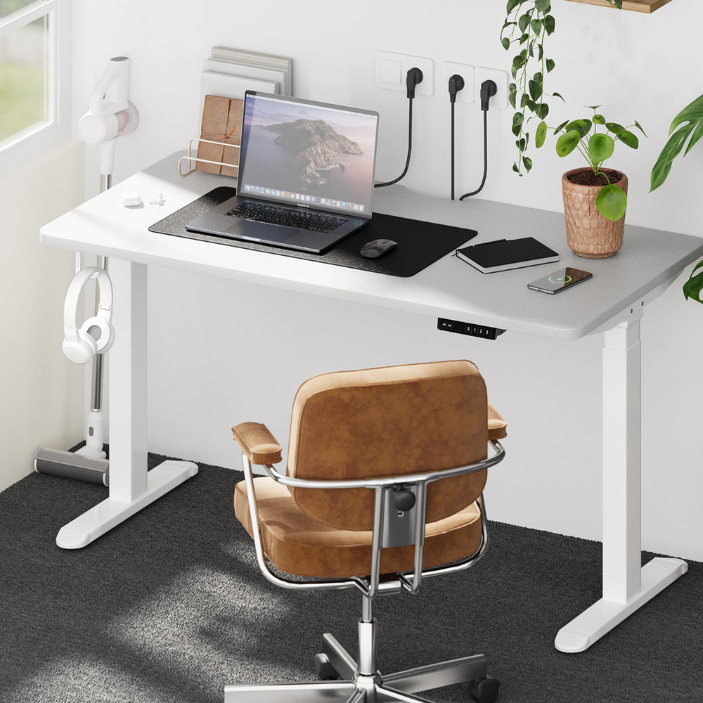 Standing Desk Wireless Charging Dual Motor 140CM White