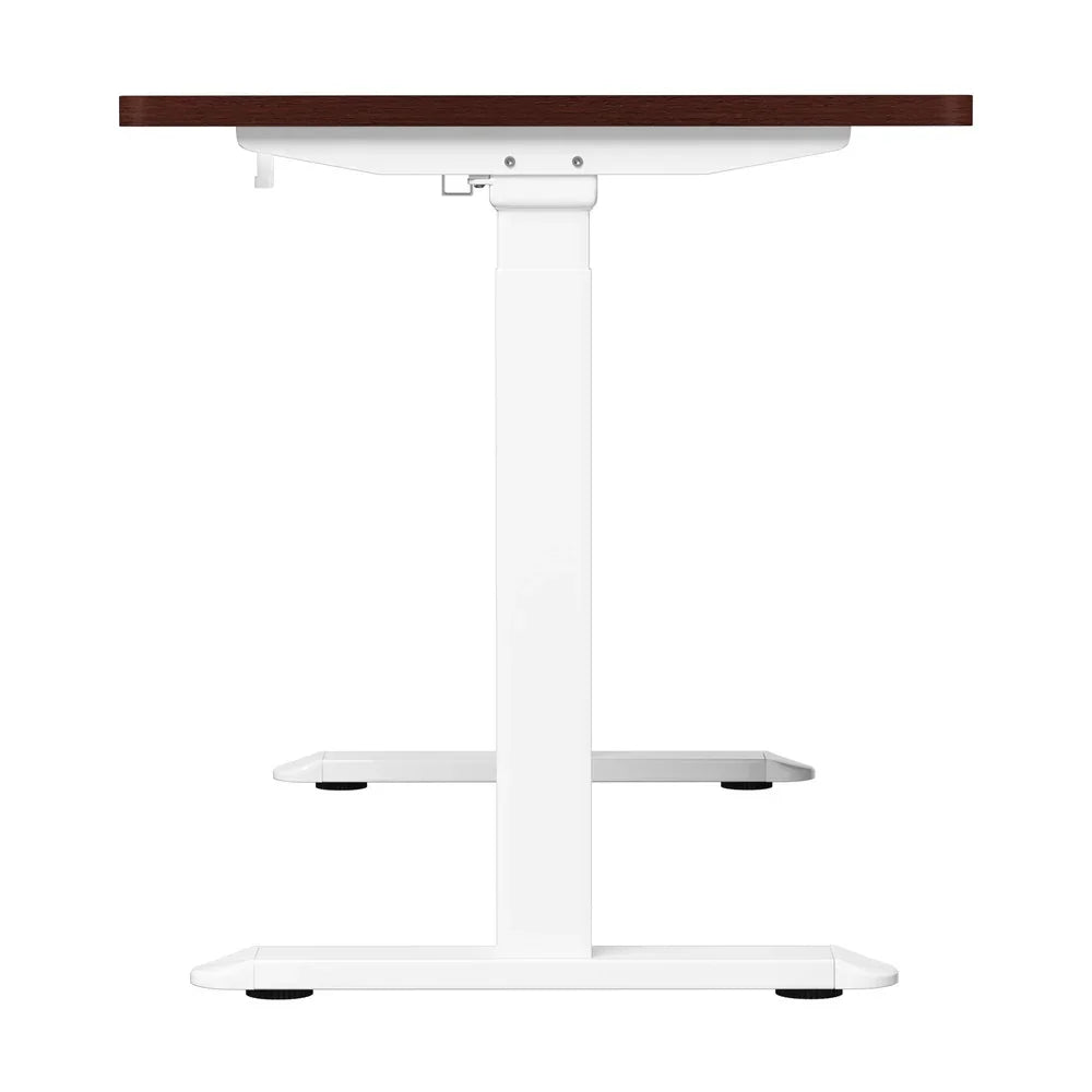 Standing Desk Wireless Charging Dual Motor 140CM White&Walnut