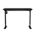 Electric Standing Desk Single Motor Black 120cm