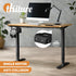 Electric Standing Desk Single Motor Black&Oak 120cm