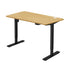Electric Standing Desk Single Motor Black&Oak 120cm