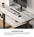 140CM Electric Standing Desk Adjustable Black & Grey-Oak