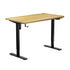 Electric Standing Desk Single Motor Black&Oak 140cm