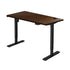 Electric Standing Desk Single Motor Black&Walnut 140cm