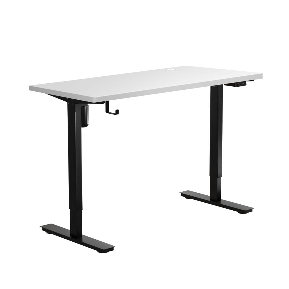 Electric Standing Desk Single Motor Black&White 150cm