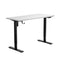 Electric Standing Desk Single Motor Black&White 150cm