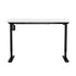 Electric Standing Desk Single Motor Black&White 150cm