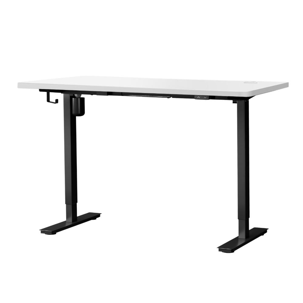 Electric Standing Desk Single Motor Black&White 150cm