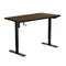 Electric Standing Desk Single Motor Black&Walnut 150cm