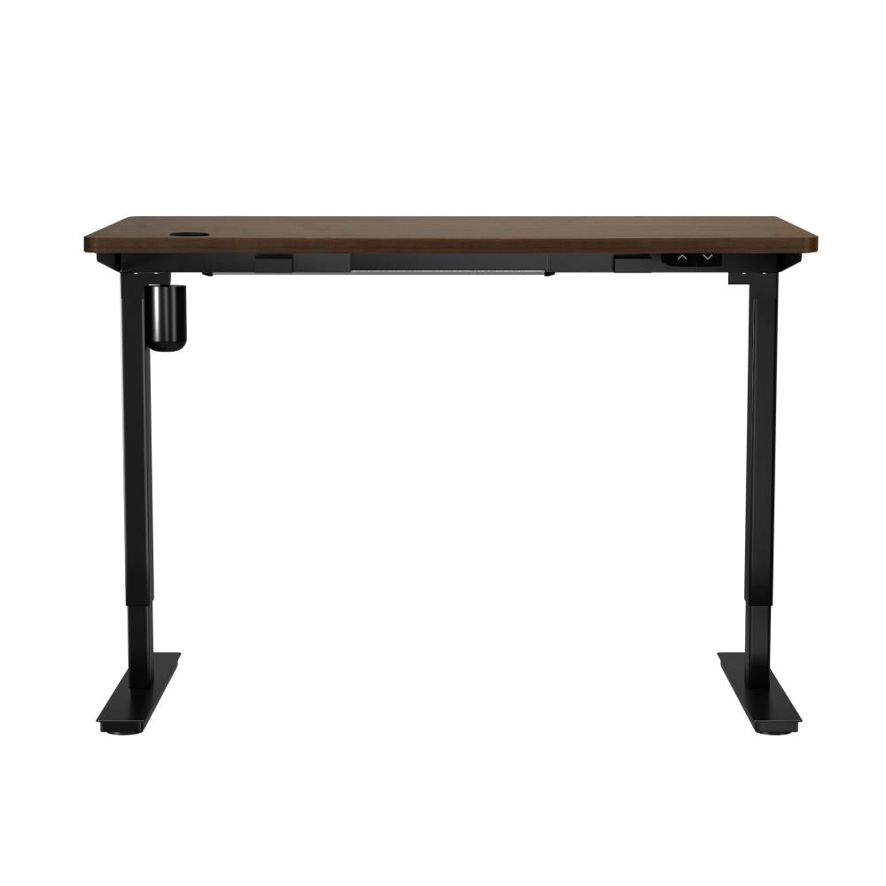 Electric Standing Desk Single Motor Black&Walnut 150cm