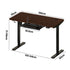 150cm Electric Standing Desk with Drawer Adjustable Black & Walnut