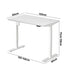 Electric Standing Desk Single Motor White&Walnut 120cm