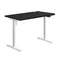 Electric Standing Desk Single Motor White&Black 140cm