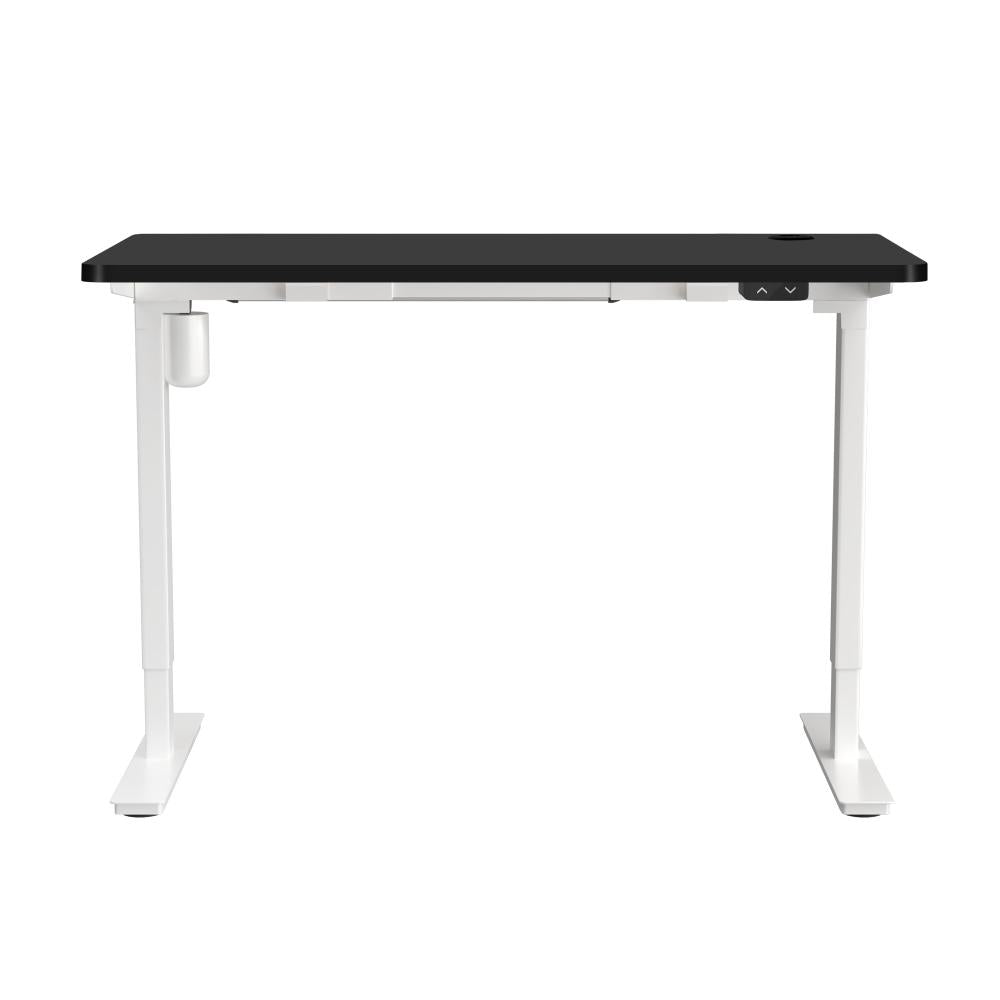Electric Standing Desk Single Motor White&Black 140cm