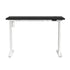 Electric Standing Desk Single Motor White&Black 140cm