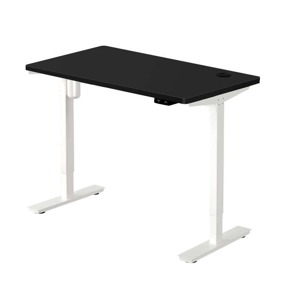 Electric Standing Desk Single Motor White&Black 140cm