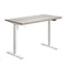 140CM Electric Standing Desk Adjustable White&Grey-Oak