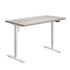 140CM Electric Standing Desk Adjustable White&Grey-Oak